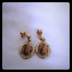 Vintage tiger eye earrings